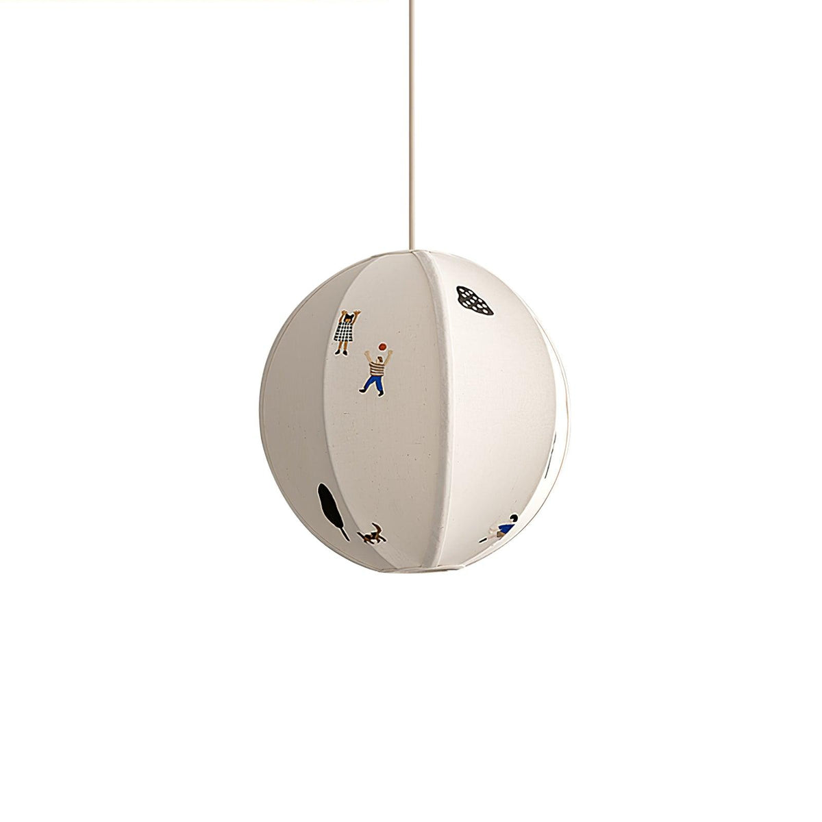 Narenia Fabric Pendant Light-Moonnatur