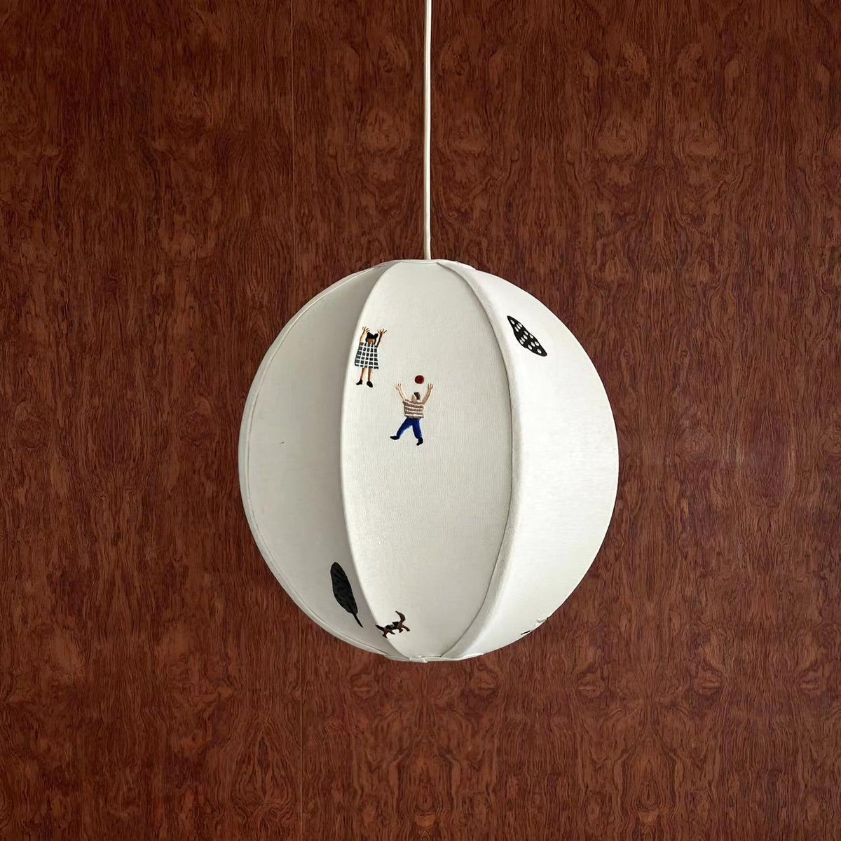 Cumberwick Fabric Pendant Light-Moonnatur