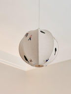 Narenia Fabric Pendant Light-Moonnatur