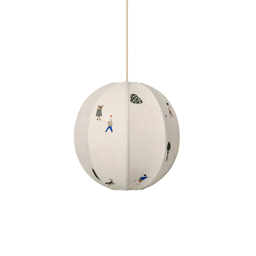 Cumberwick Fabric Pendant Light-Moonnatur