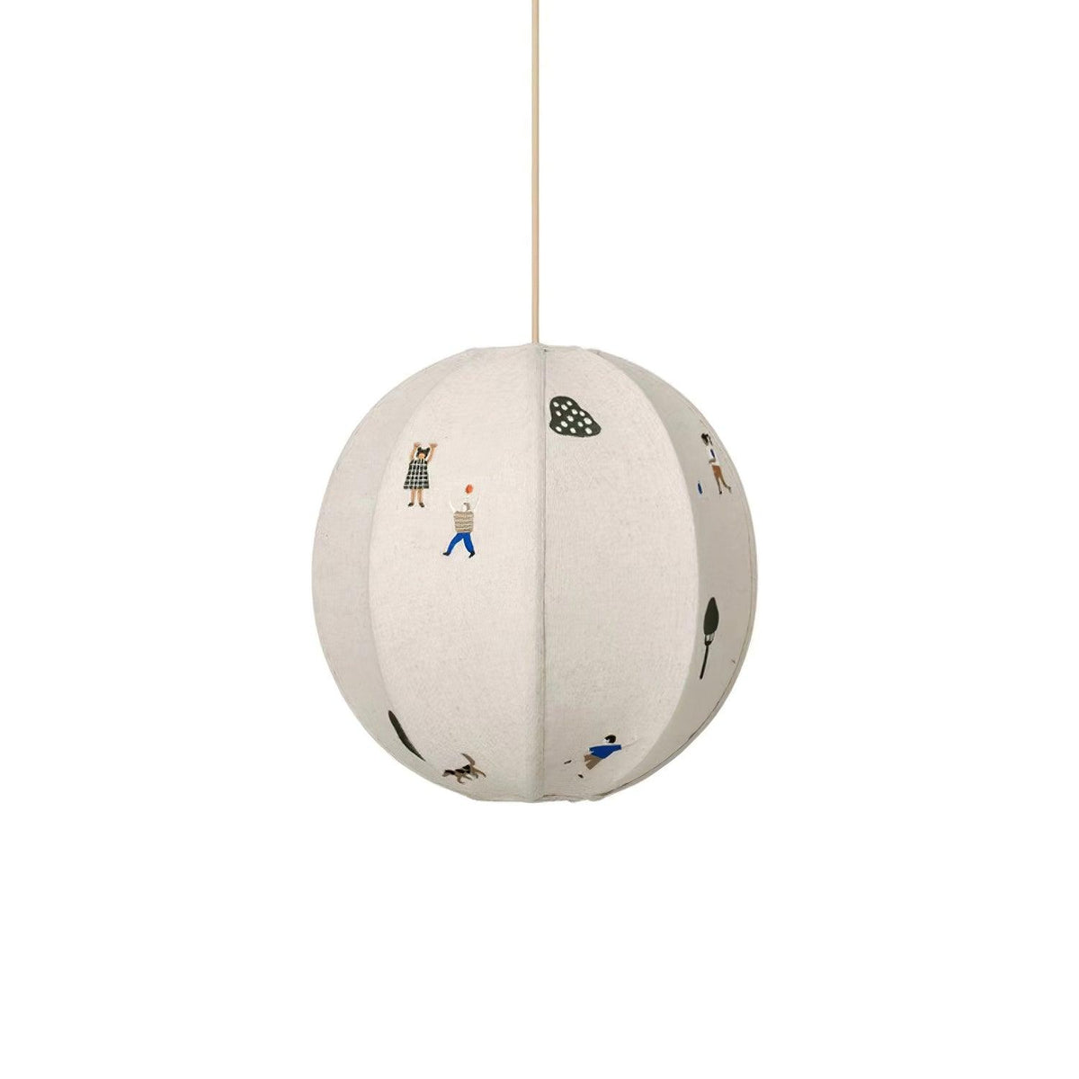 Cumberwick Fabric Pendant Light-Moonnatur