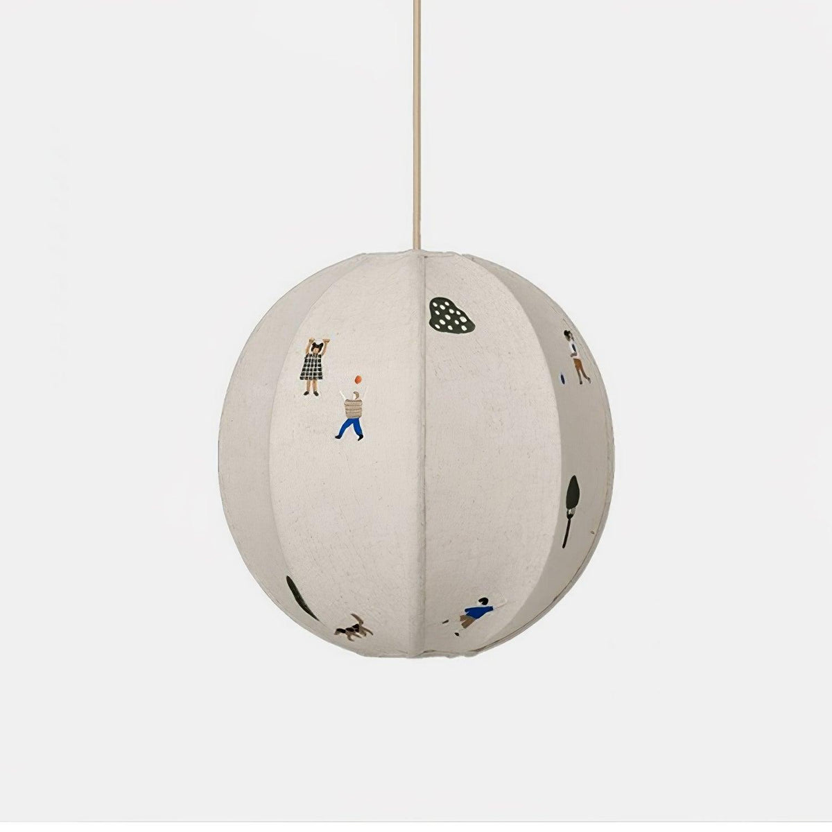 Cumberwick Fabric Pendant Light-Moonnatur