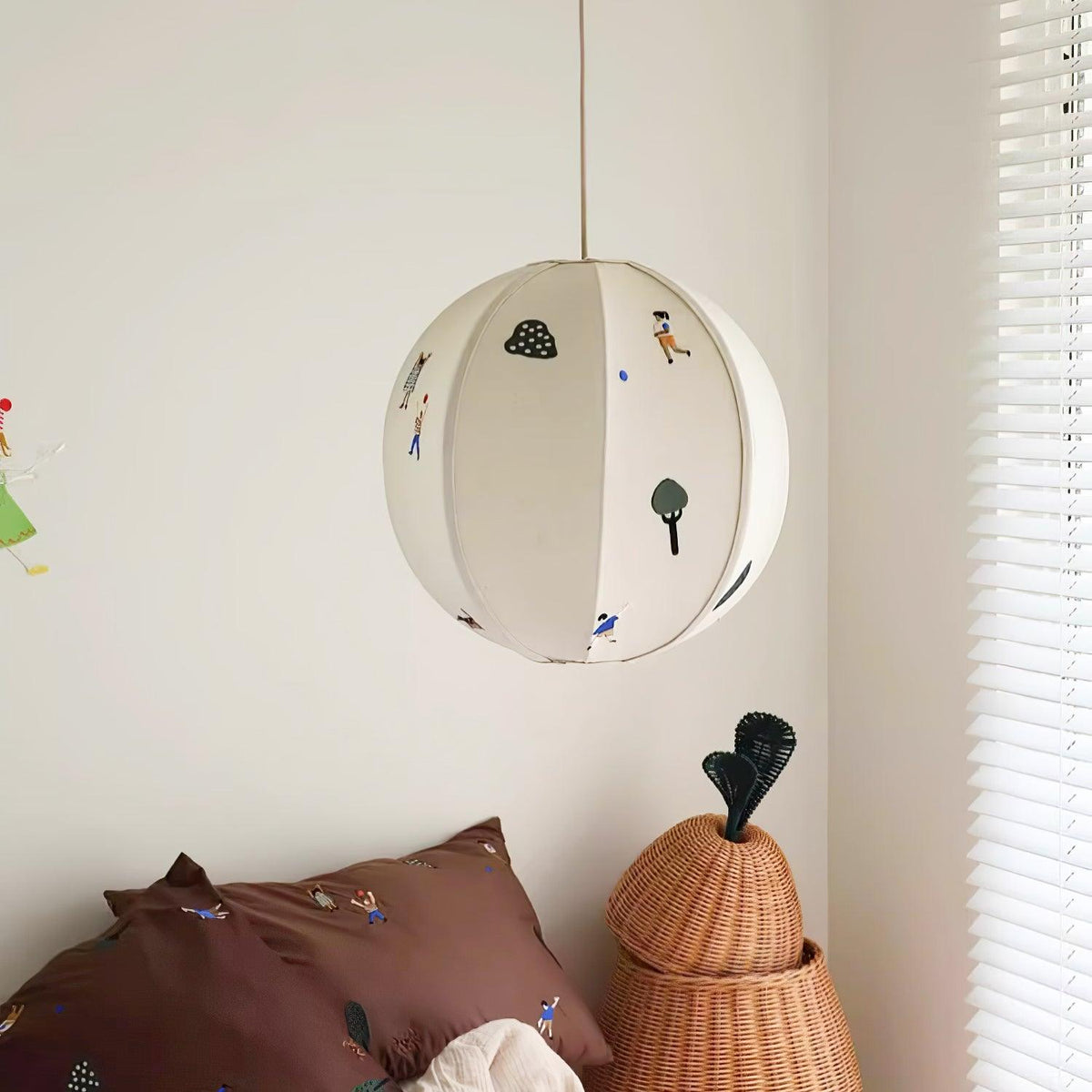 Cumberwick Fabric Pendant Light-Moonnatur