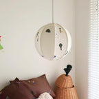 Narenia Fabric Pendant Light-Moonnatur