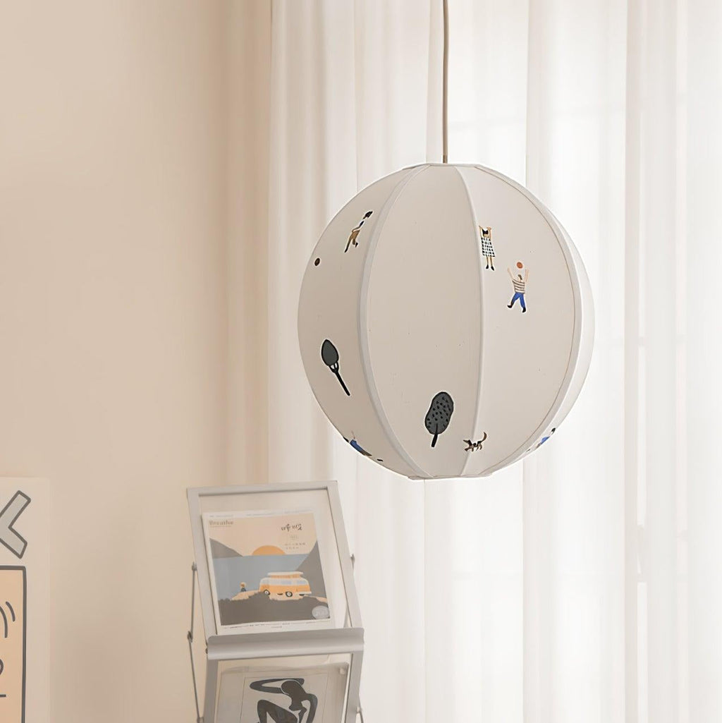 Cumberwick Fabric Pendant Light-Moonnatur