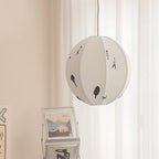 Cumberwick Fabric Pendant Light-Moonnatur