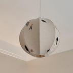 Narenia Fabric Pendant Light-Moonnatur