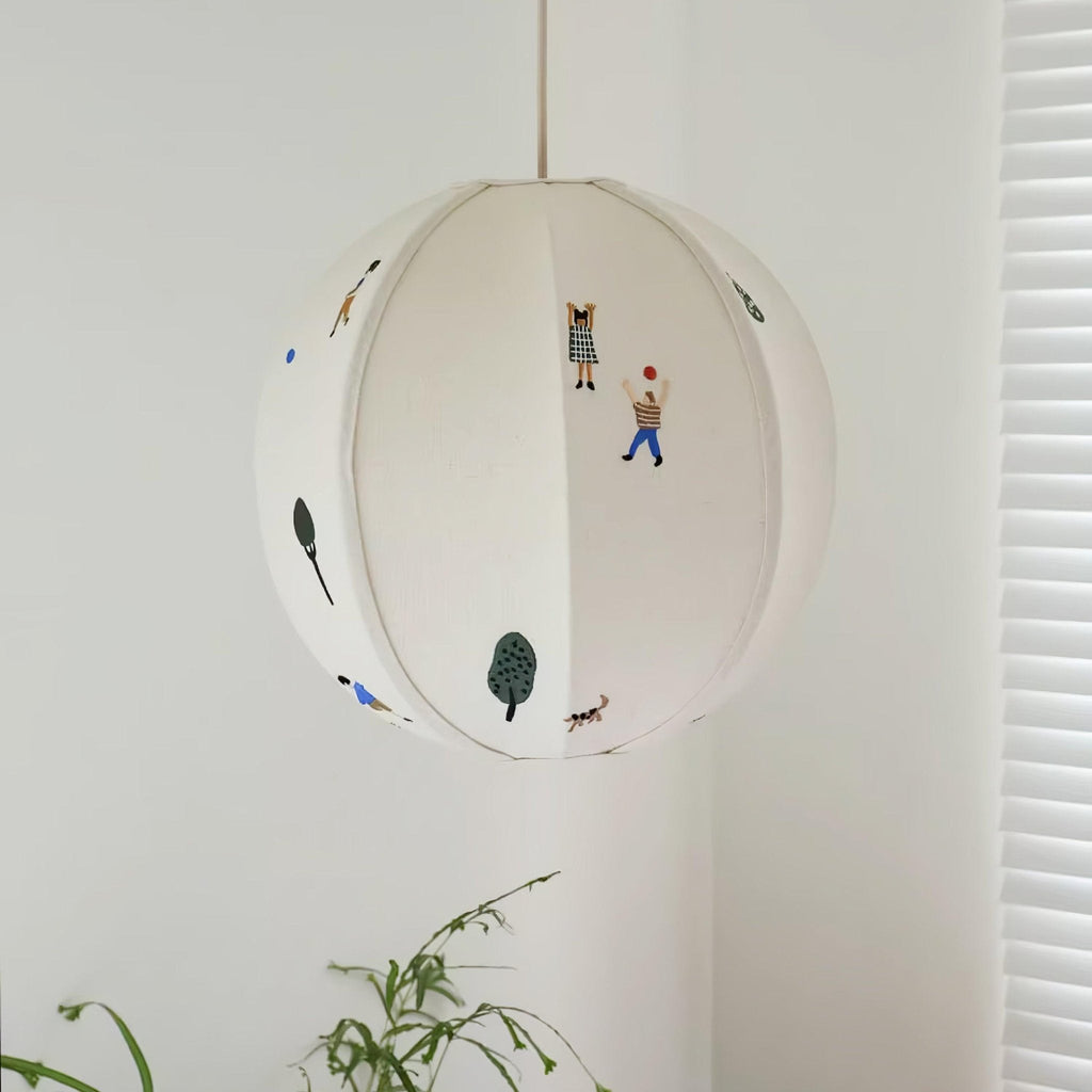 Cumberwick Fabric Pendant Light-Moonnatur