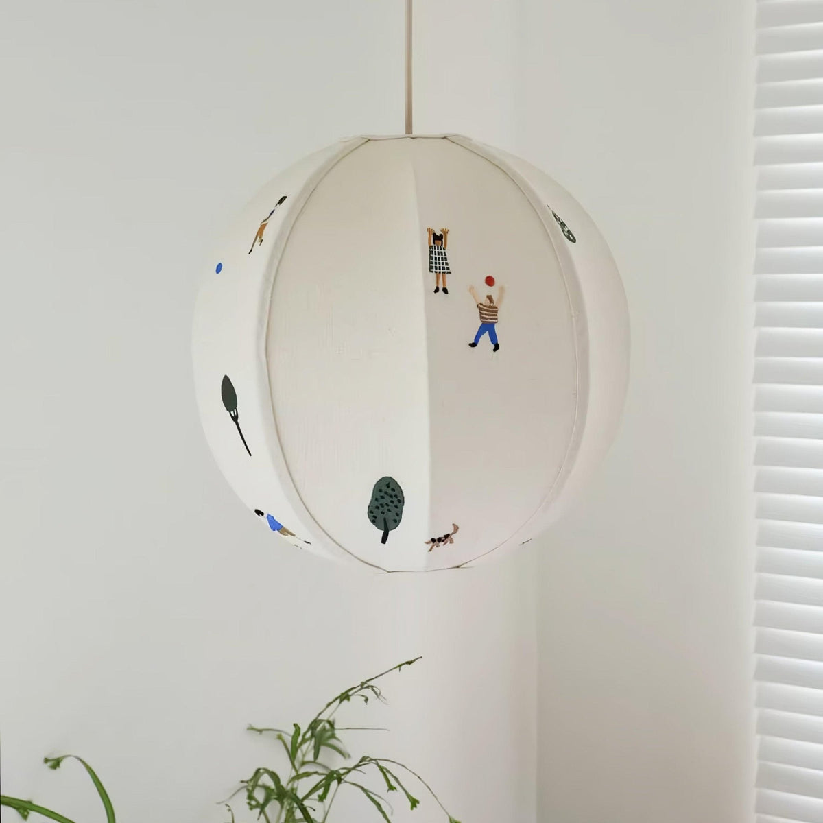Cumberwick Fabric Pendant Light-Moonnatur