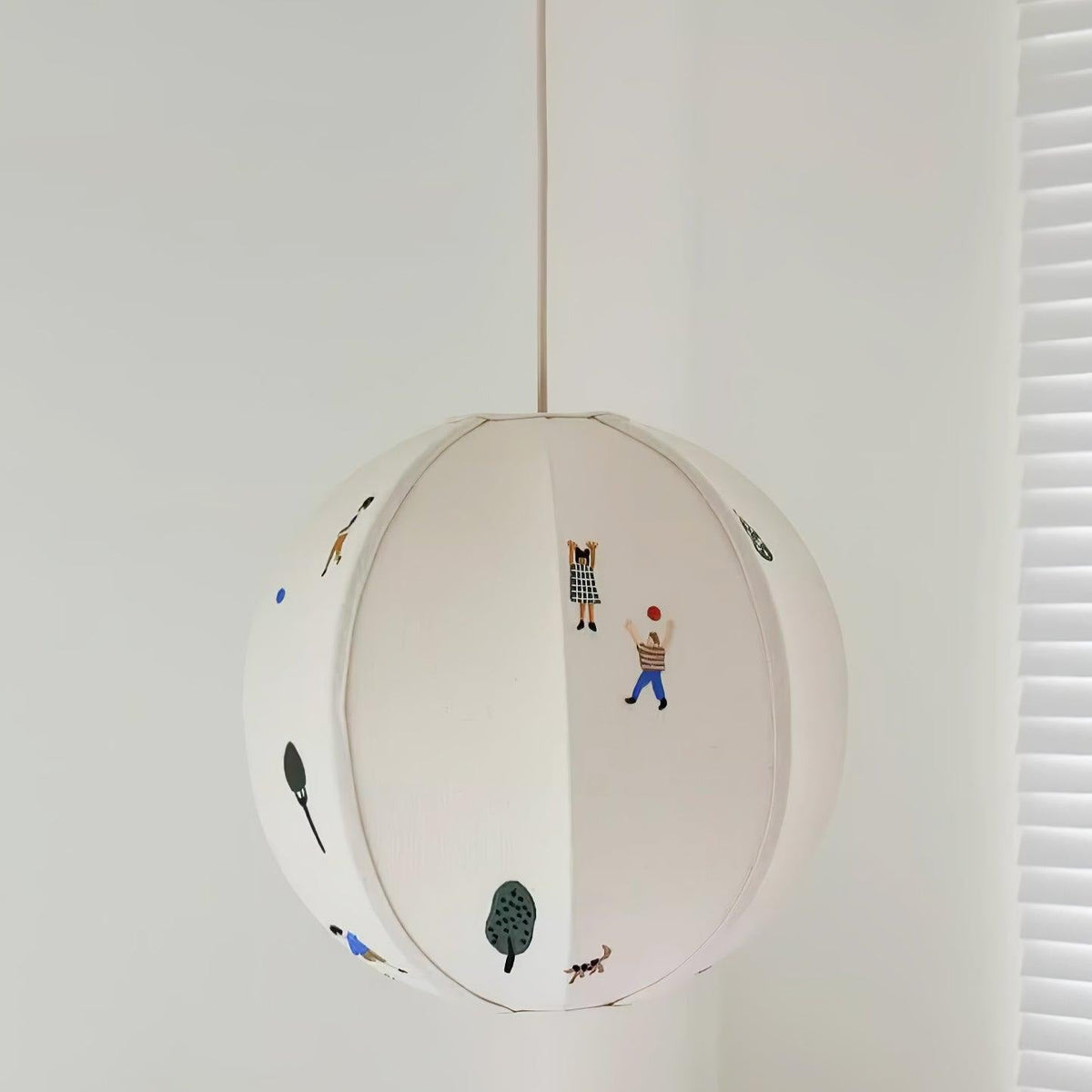 Cumberwick Fabric Pendant Light-Moonnatur
