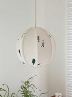 Narenia Fabric Pendant Light-Moonnatur
