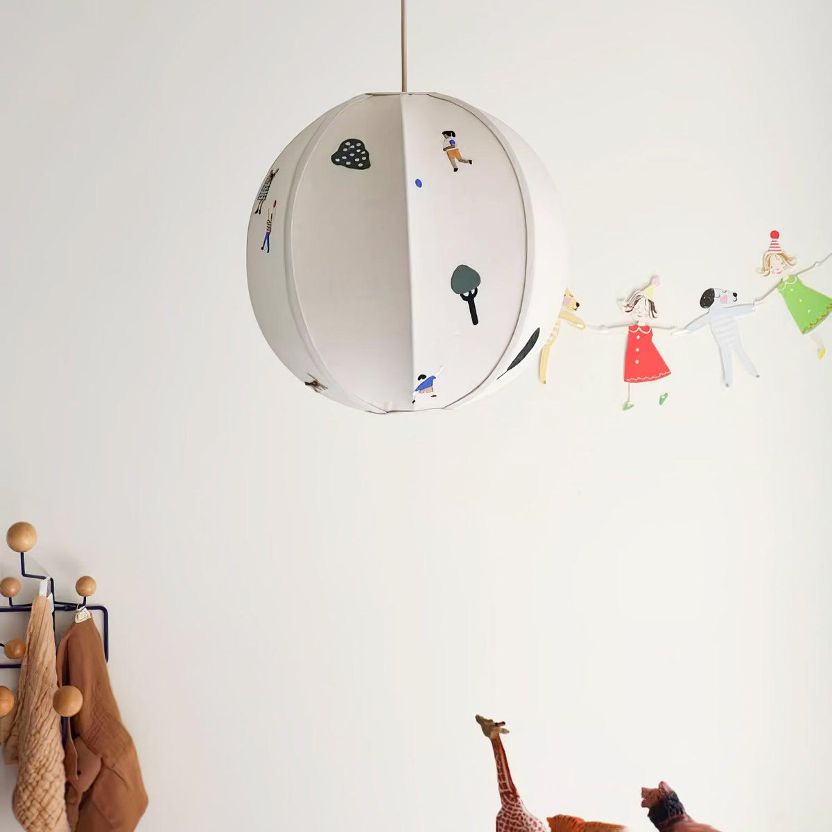 Cumberwick Fabric Pendant Light-Moonnatur