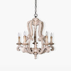 Cavendelle Wood Chandelier-Moonnatur