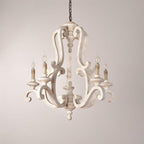Cavendelle Wood Chandelier-Moonnatur