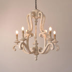 Cavendelle Wood Chandelier-Moonnatur