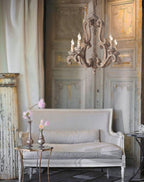Cavendelle Wood Chandelier-Moonnatur