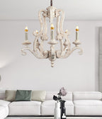 Cavendelle Wood Chandelier-Moonnatur