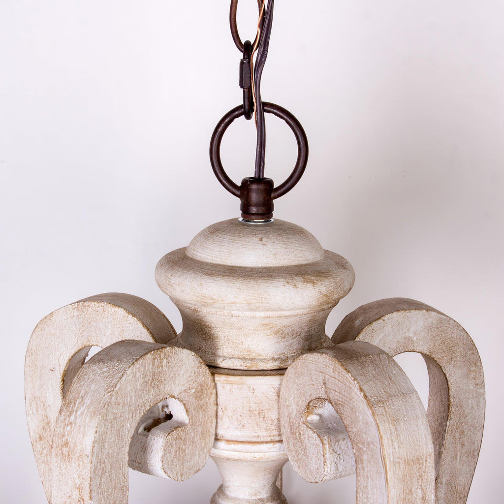 Cavendelle Wood Chandelier-Moonnatur