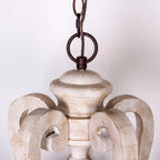 Cavendelle Wood Chandelier-Moonnatur
