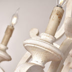 Cavendelle Wood Chandelier-Moonnatur