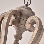 Cavendelle Wood Chandelier-Moonnatur