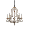 Cavendelle Wood Chandelier-Moonnatur