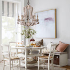 Cavendelle Wood Chandelier-Moonnatur