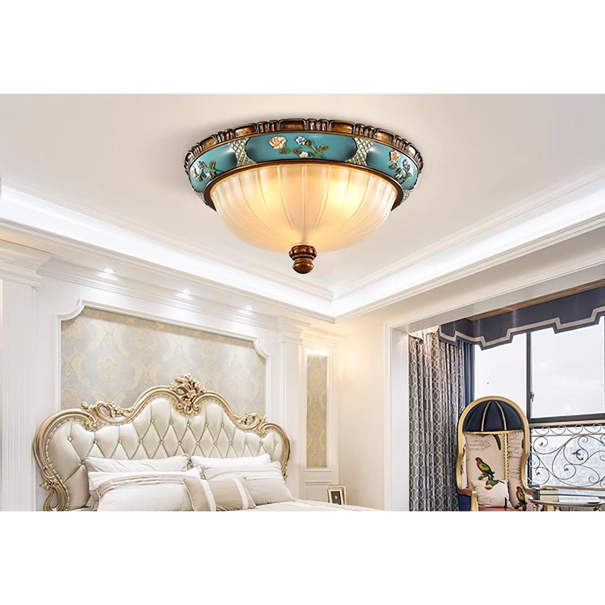 Darrowella Glass Ceiling Light-Moonnatur