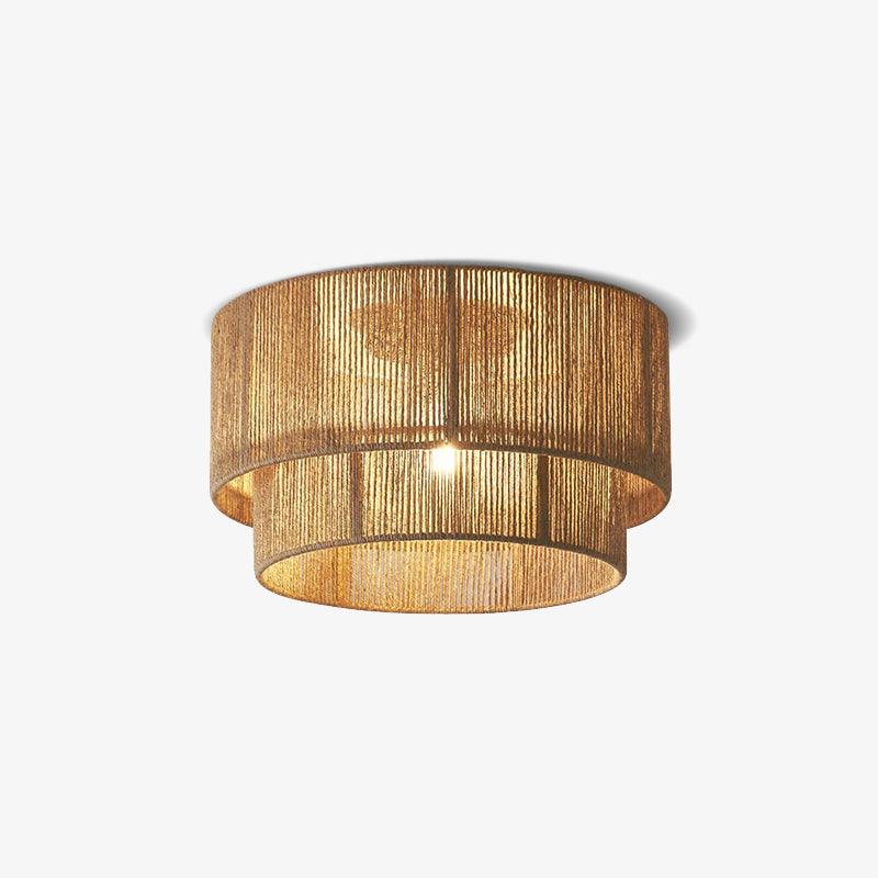 Garroweth Hemp Rope Ceiling Light-Moonnatur