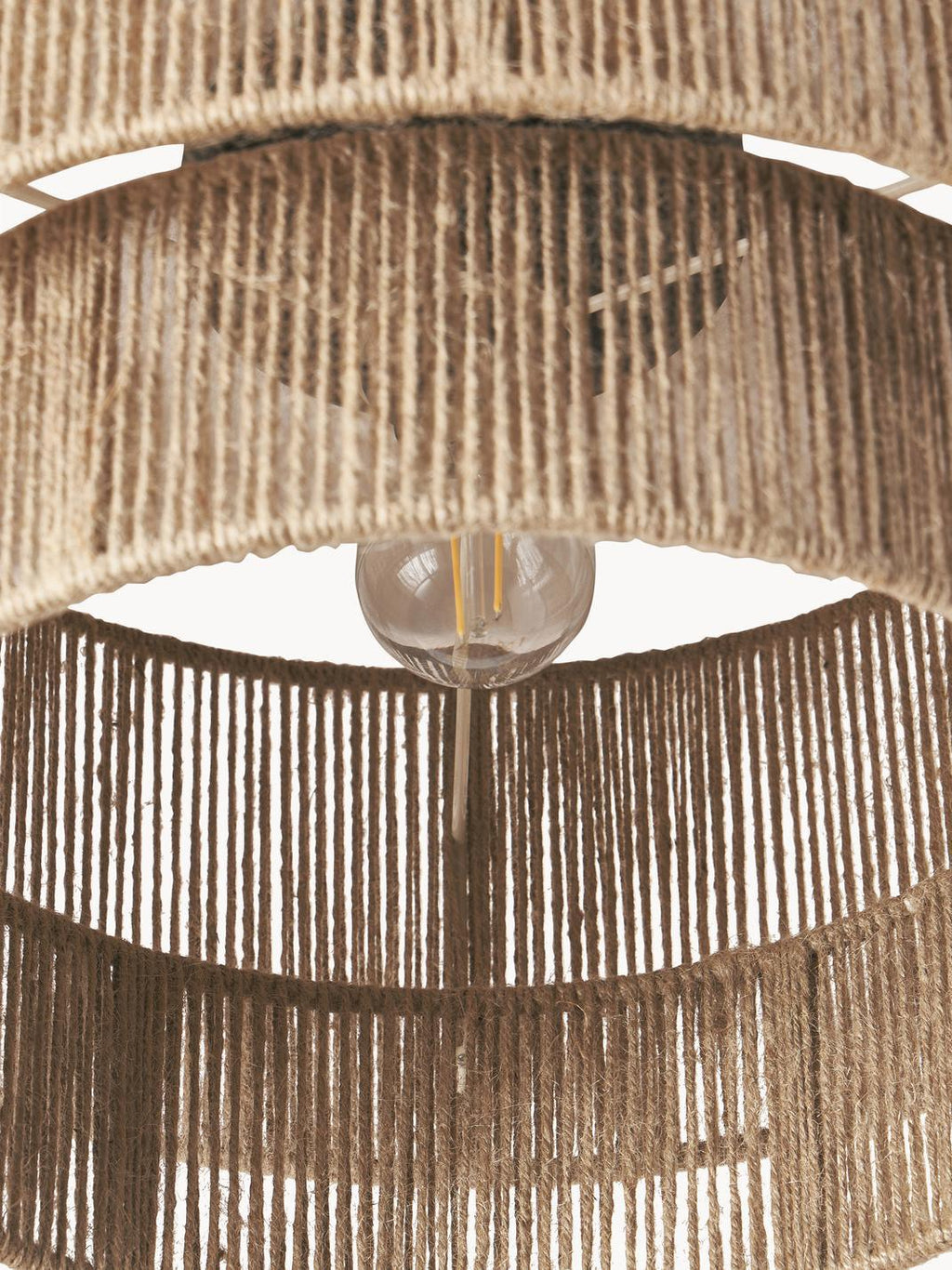 Garroweth Hemp Rope Ceiling Light-Moonnatur