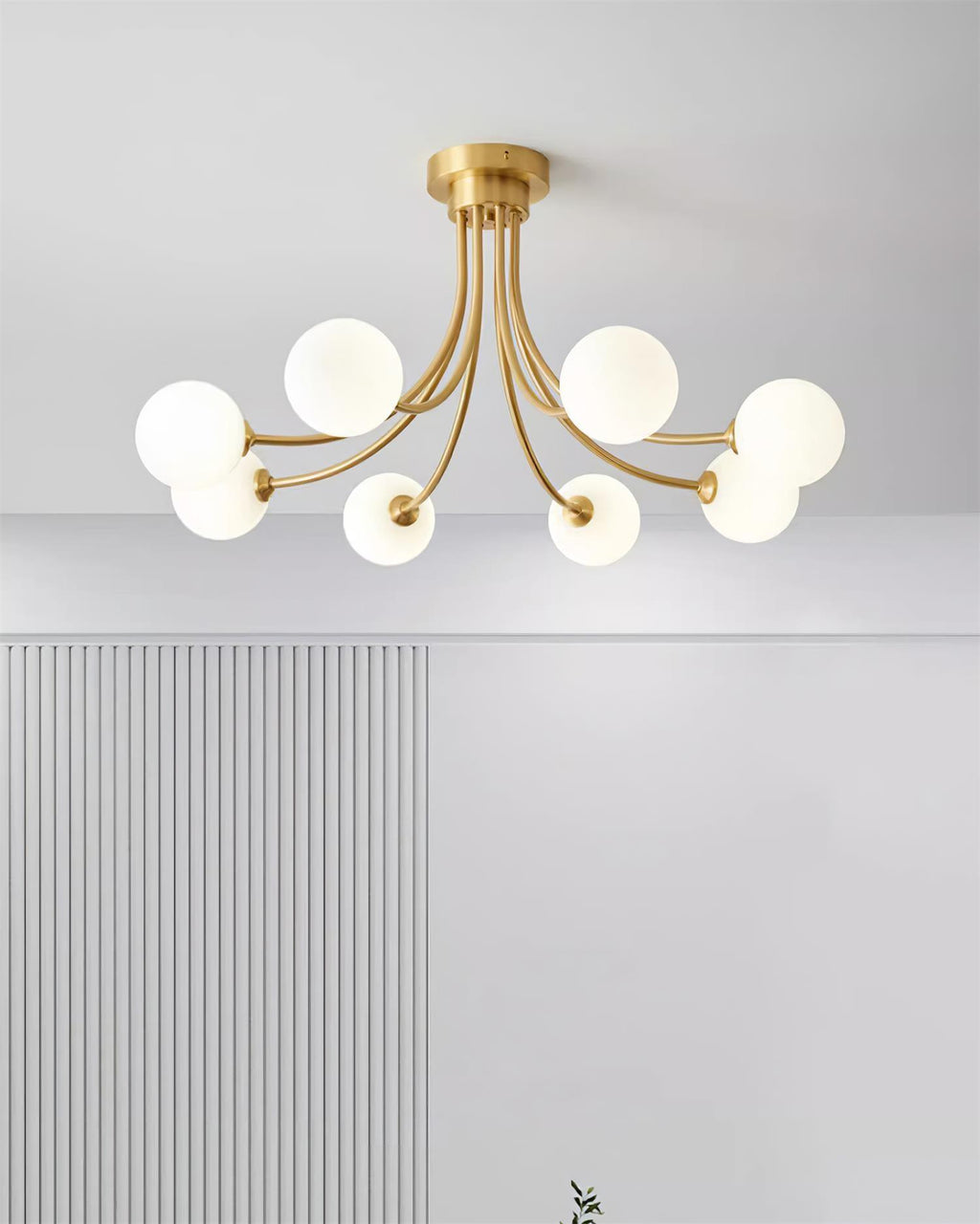 Grenelhaven Glass Ceiling Light-Moonnatur