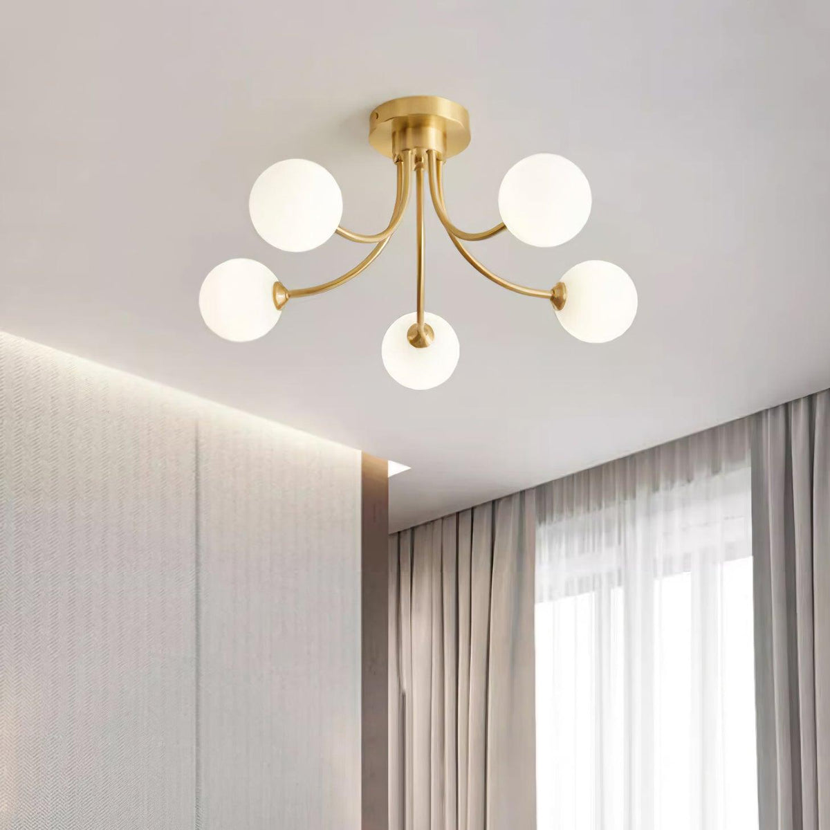 Grenelhaven Glass Ceiling Light-Moonnatur