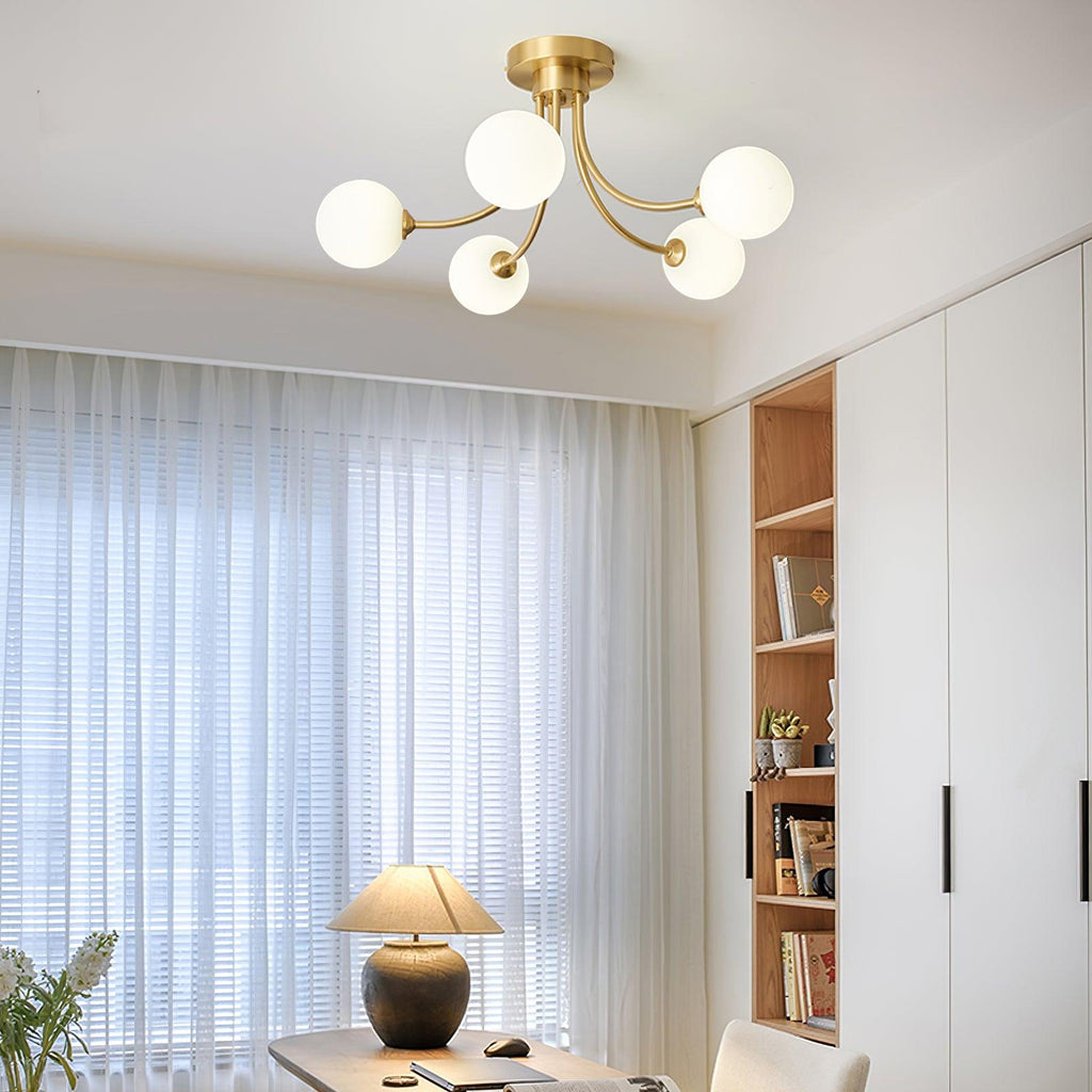 Grenelhaven Glass Ceiling Light-Moonnatur