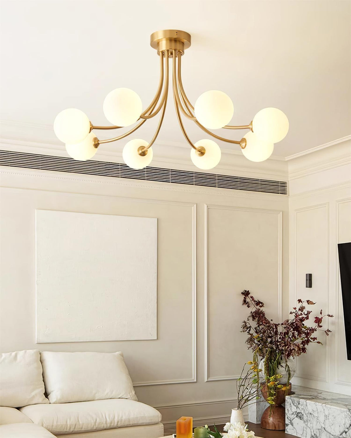 Grenelhaven Glass Ceiling Light-Moonnatur