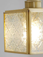 Qelise Glass Pendant Lamp-Moonnatur