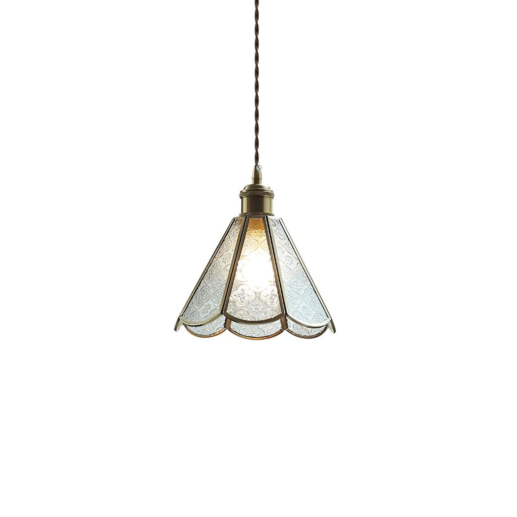 Qelise Glass Pendant Lamp-Moonnatur