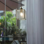 Qelise Glass Pendant Lamp-Moonnatur