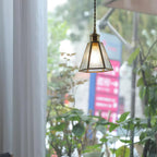 Qelise Glass Pendant Lamp-Moonnatur