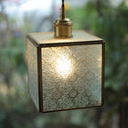 Qelise Glass Pendant Lamp-Moonnatur