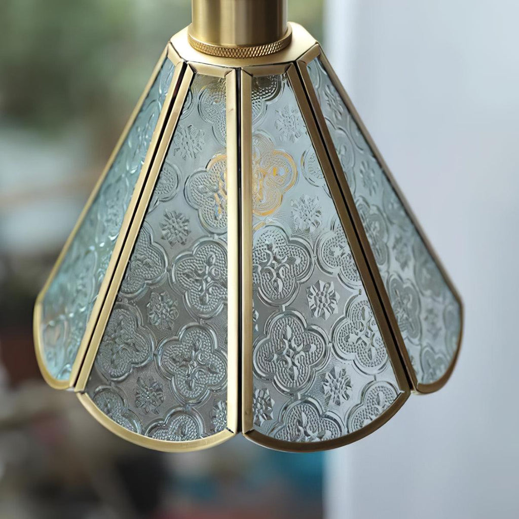 Qelise Glass Pendant Lamp-Moonnatur