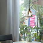Qelise Glass Pendant Lamp-Moonnatur