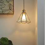 Qelise Glass Pendant Lamp-Moonnatur