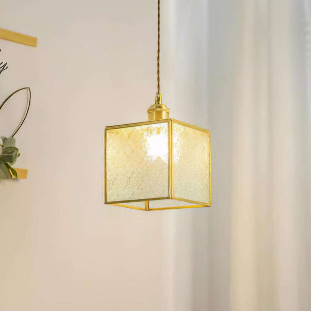 Qelise Glass Pendant Lamp-Moonnatur
