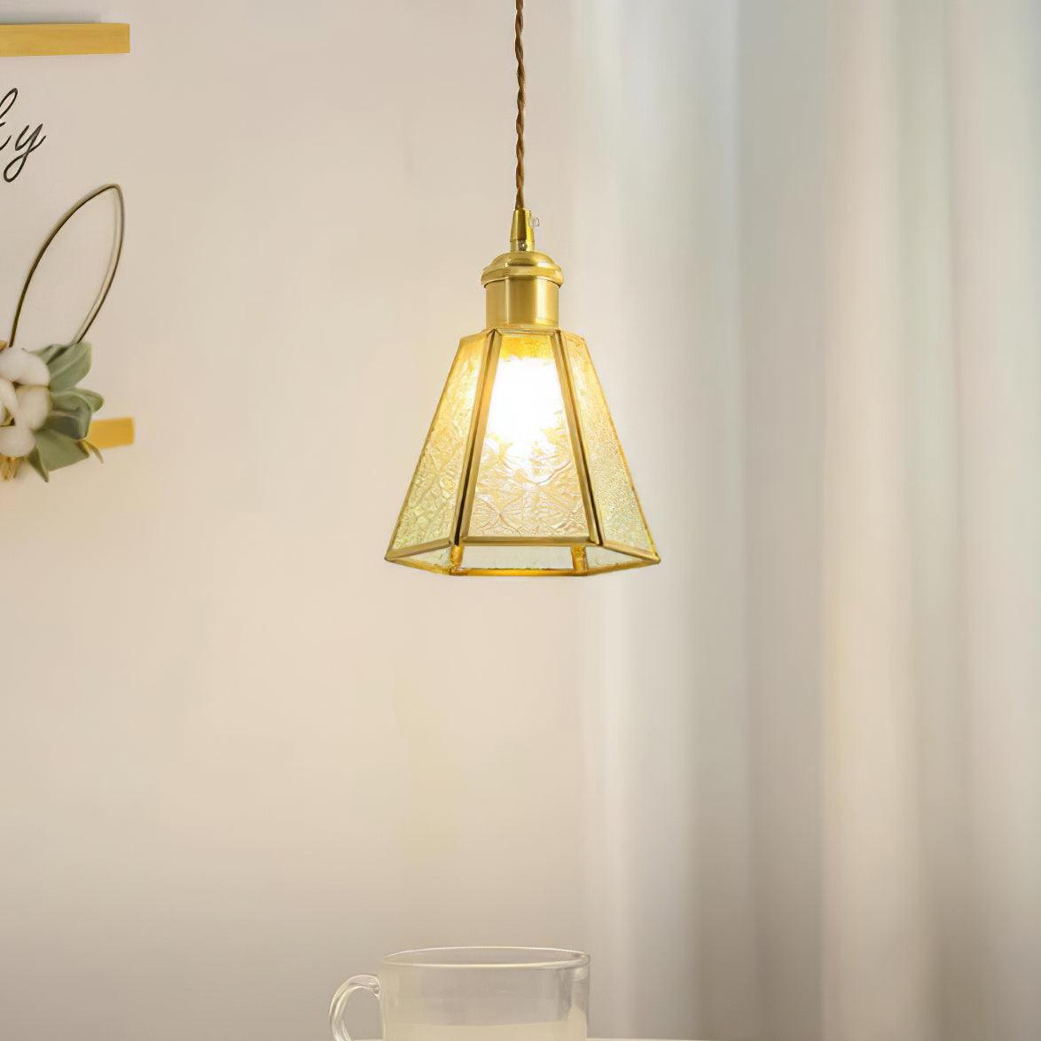 Qelise Glass Pendant Lamp-Moonnatur