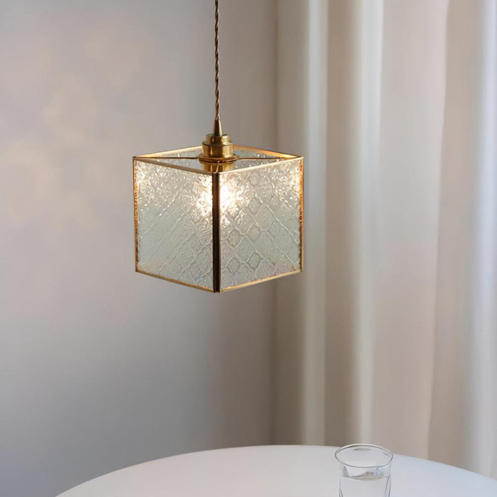 Qelise Glass Pendant Lamp-Moonnatur