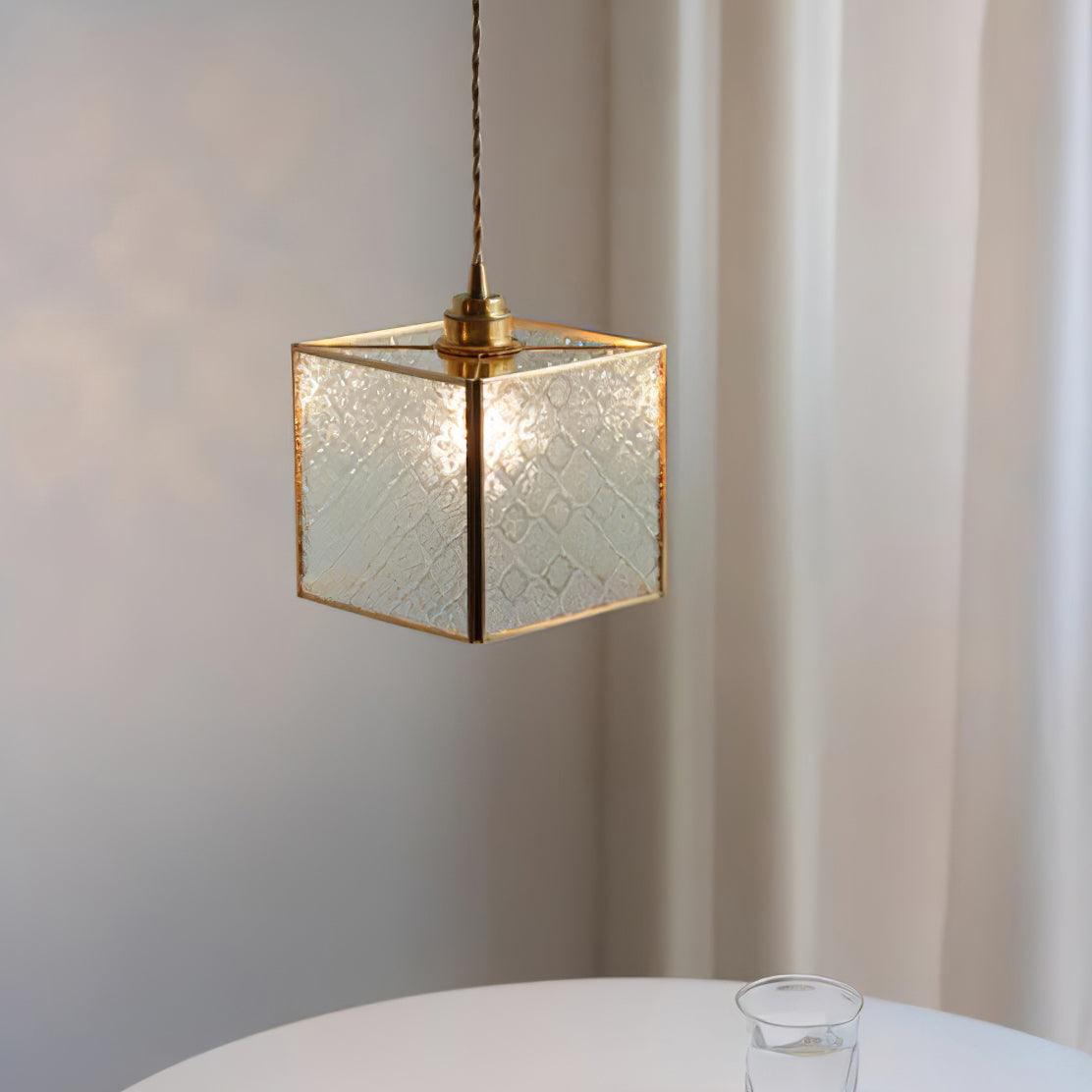 Qelise Glass Pendant Lamp-Moonnatur