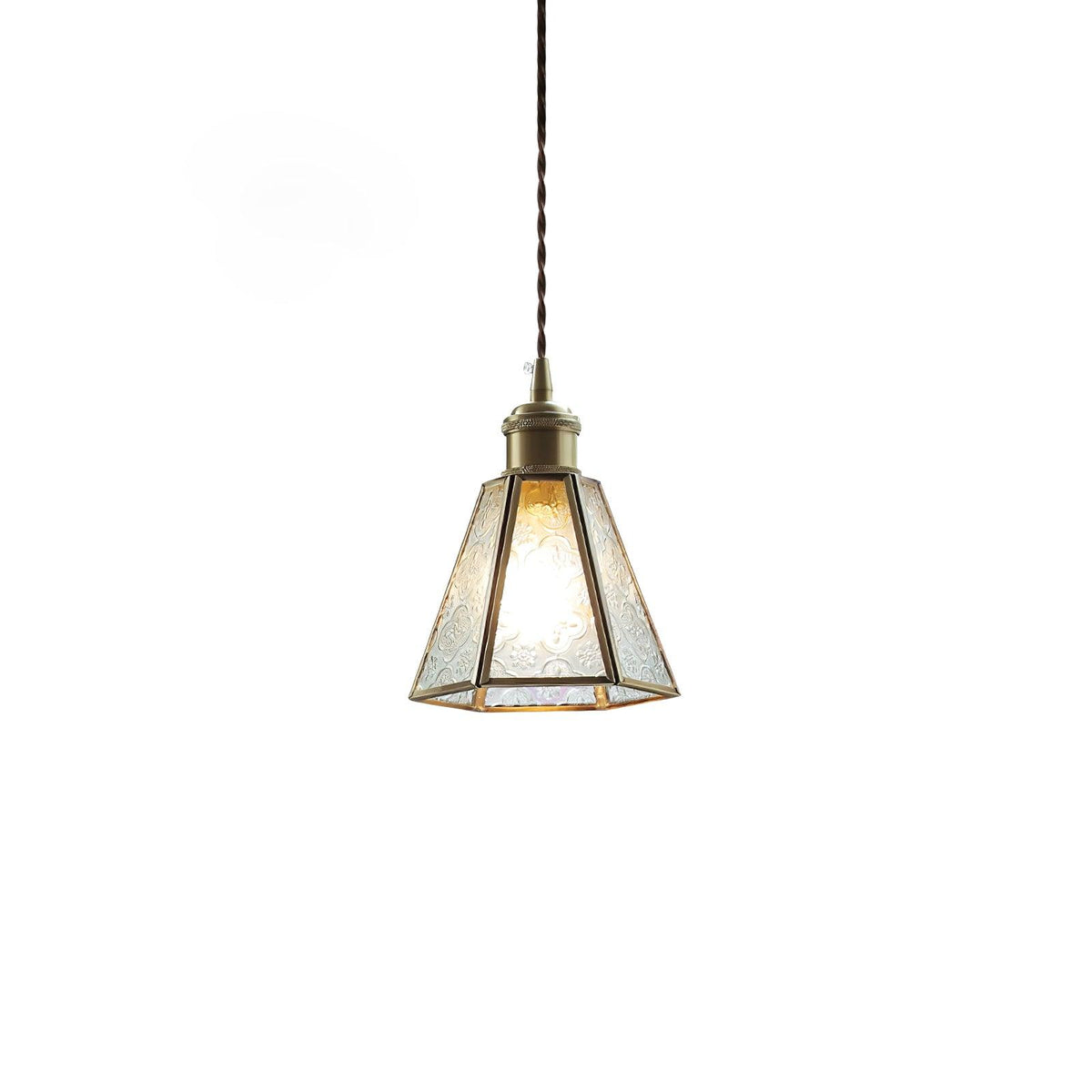 Qelise Glass Pendant Lamp-Moonnatur