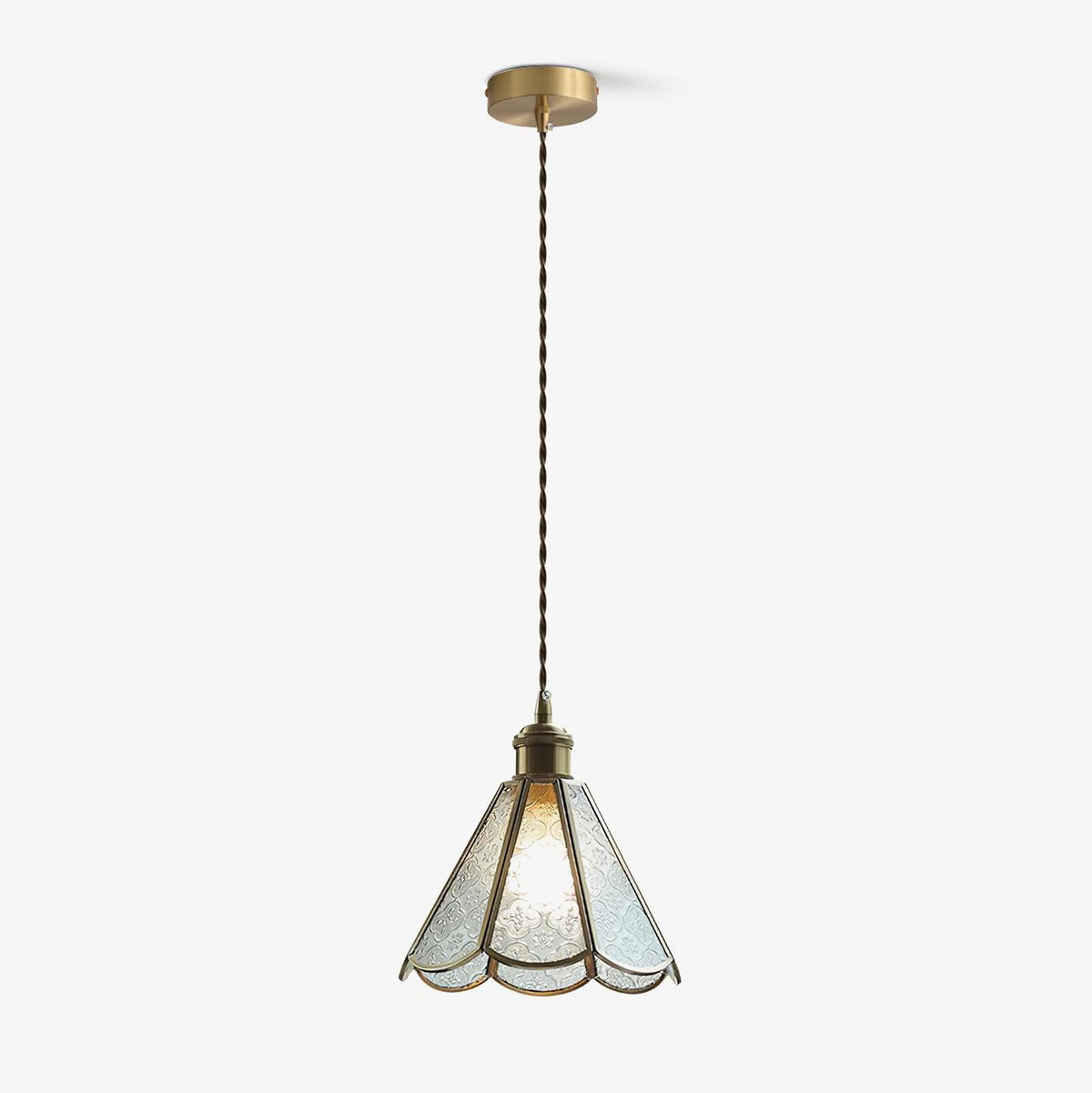 Qelise Glass Pendant Lamp-Moonnatur