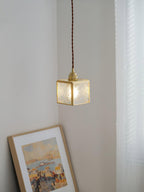 Qelise Glass Pendant Lamp-Moonnatur