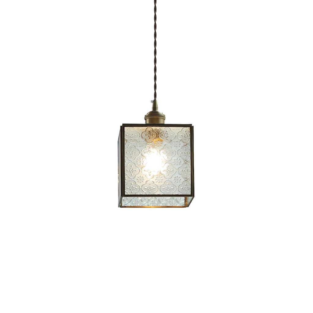 Qelise Glass Pendant Lamp-Moonnatur